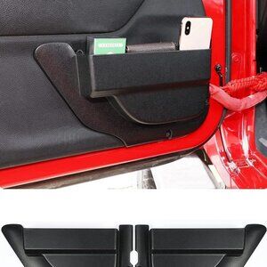 Front Door Storage Pocket for 2011-2018 Jeep Wrangler 2PC